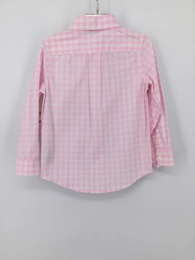 Janie and Jack Child Size 3 Pink Gingham Shirt - boys - Image 2