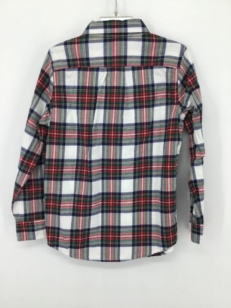 Janie and Jack Child Size 5 Red Plaid Shirt - boys - Image 2