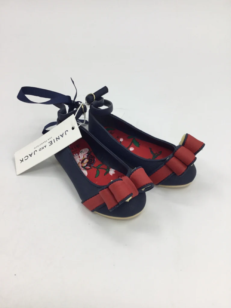 Janie and Jack Child Size 5 Toddler Navy Dress Shoes