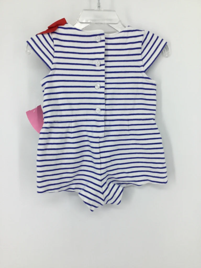 Janie and Jack Child Size 6-12 Months Blue Outfit - girls - Image 2