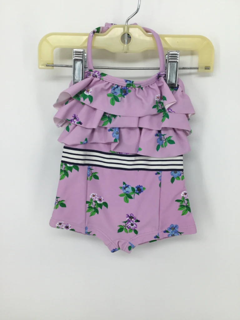 Janie and Jack Child Size 6-12 Months Purple Swimwear - girls