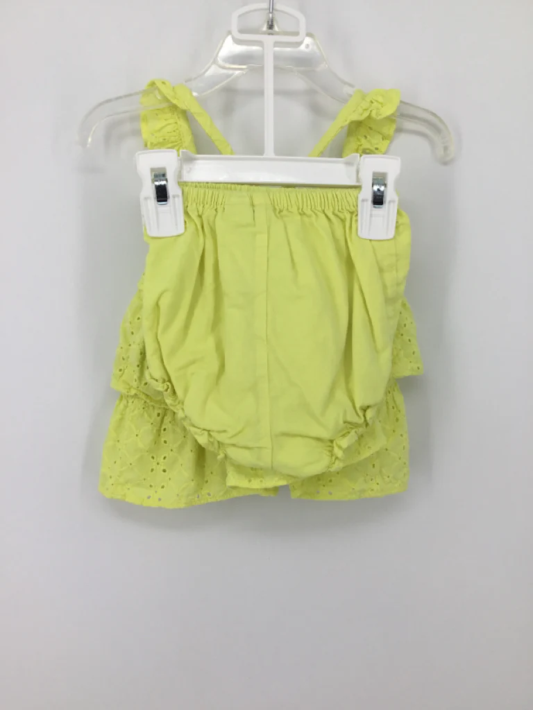 Janie and Jack Child Size 6-12 Months Yellow Outfit - girls - Image 2