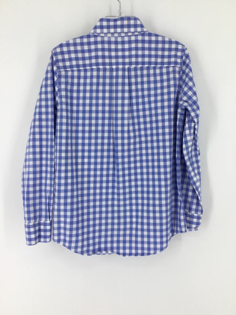 Janie and Jack Child Size 6 Blue Gingham Shirt - boys - Image 2