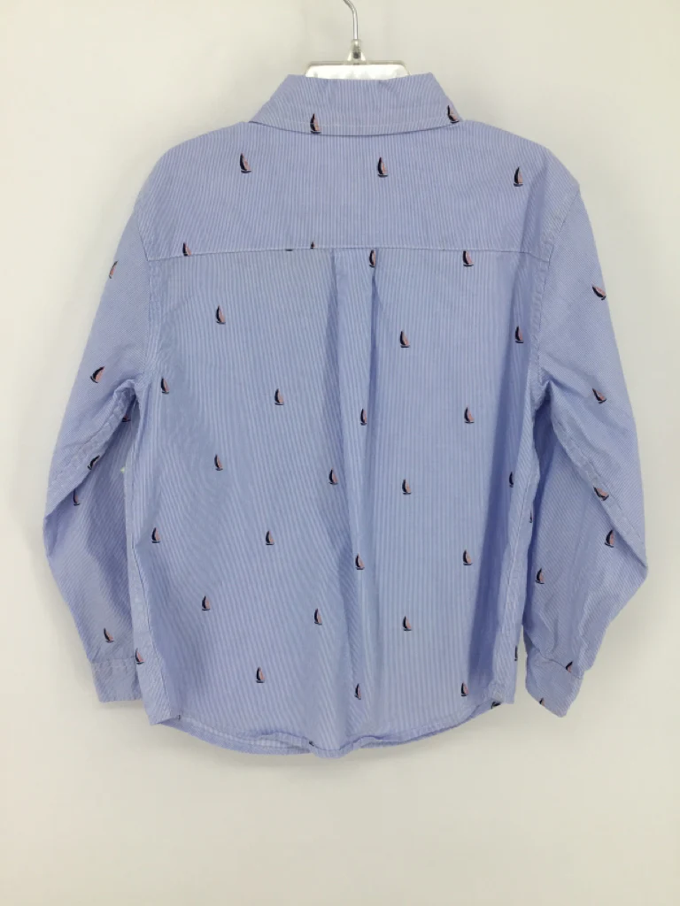 Janie and Jack Child Size 6 Blue Nautical Shirt - boys - Image 2