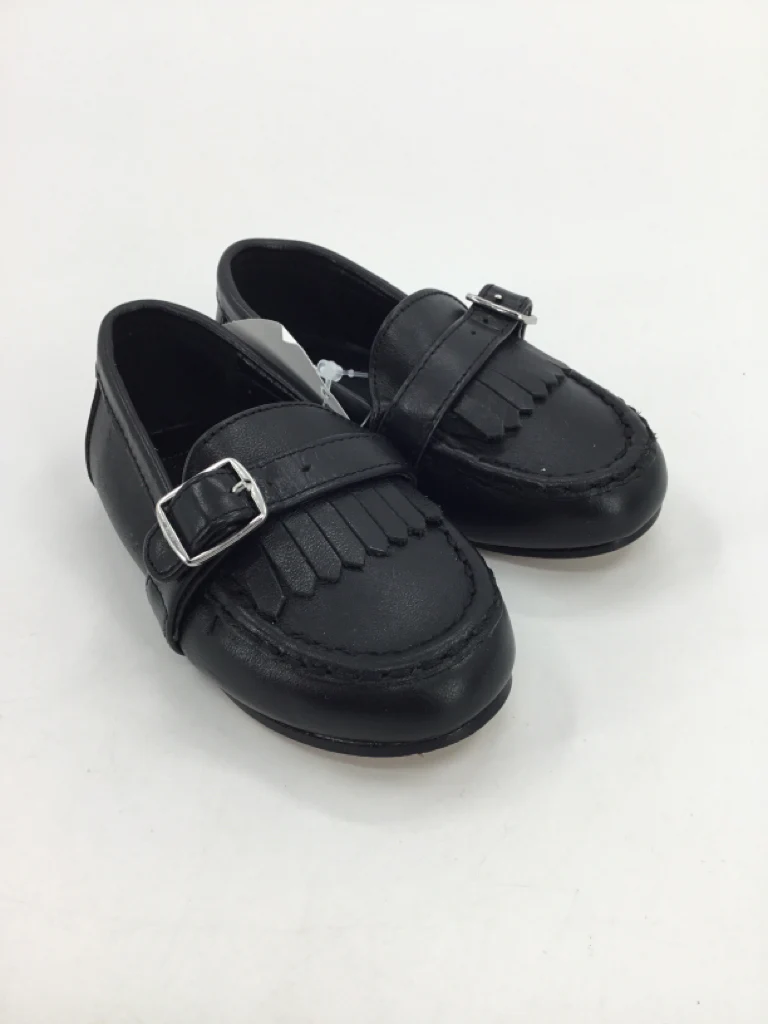 Janie and Jack Child Size 6 Toddler Black Dress Shoes