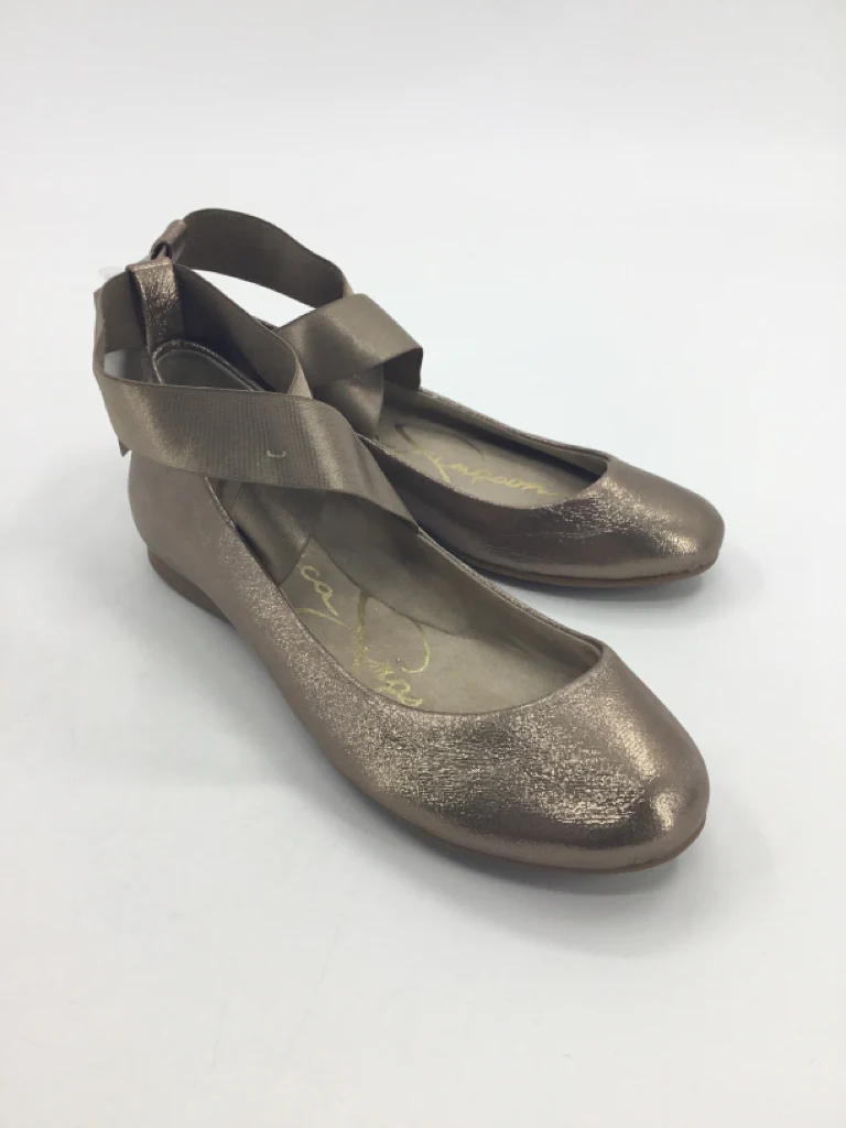 Jessica Simpson Child Size 5 Youth Gold Dress Shoes