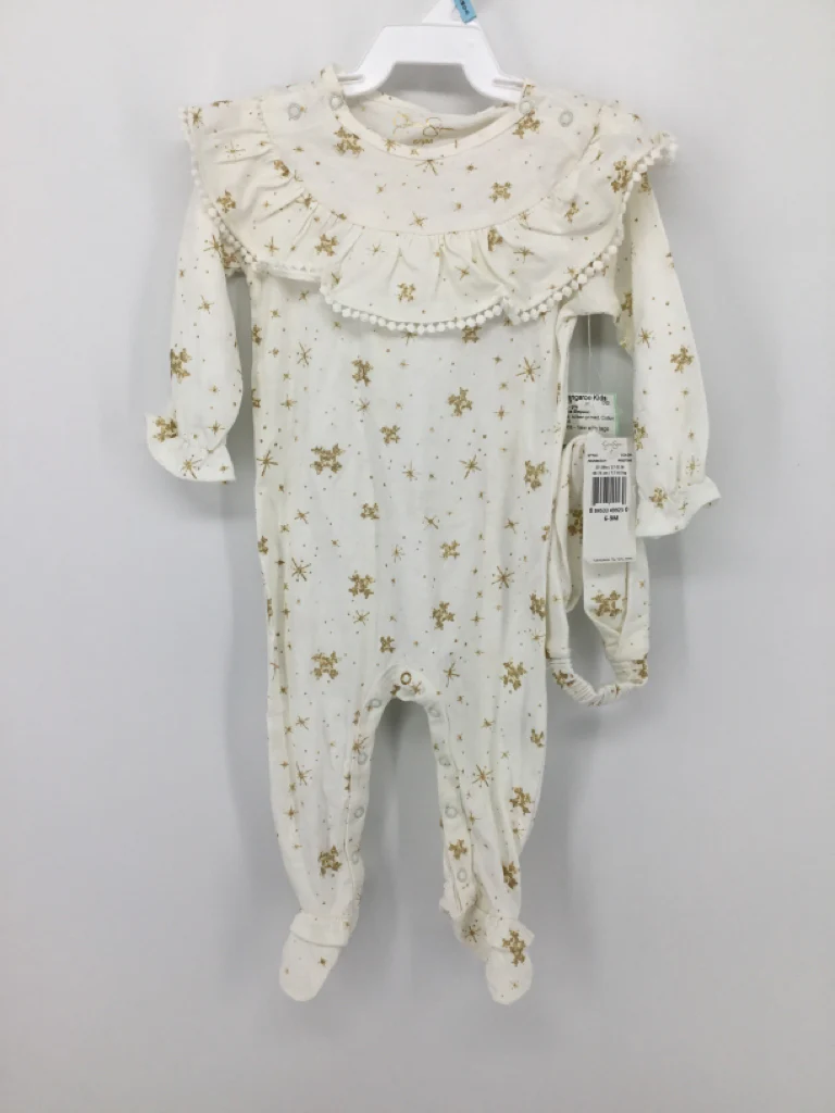 Jessica Simpson Child Size 6 Months White Outfit - girls