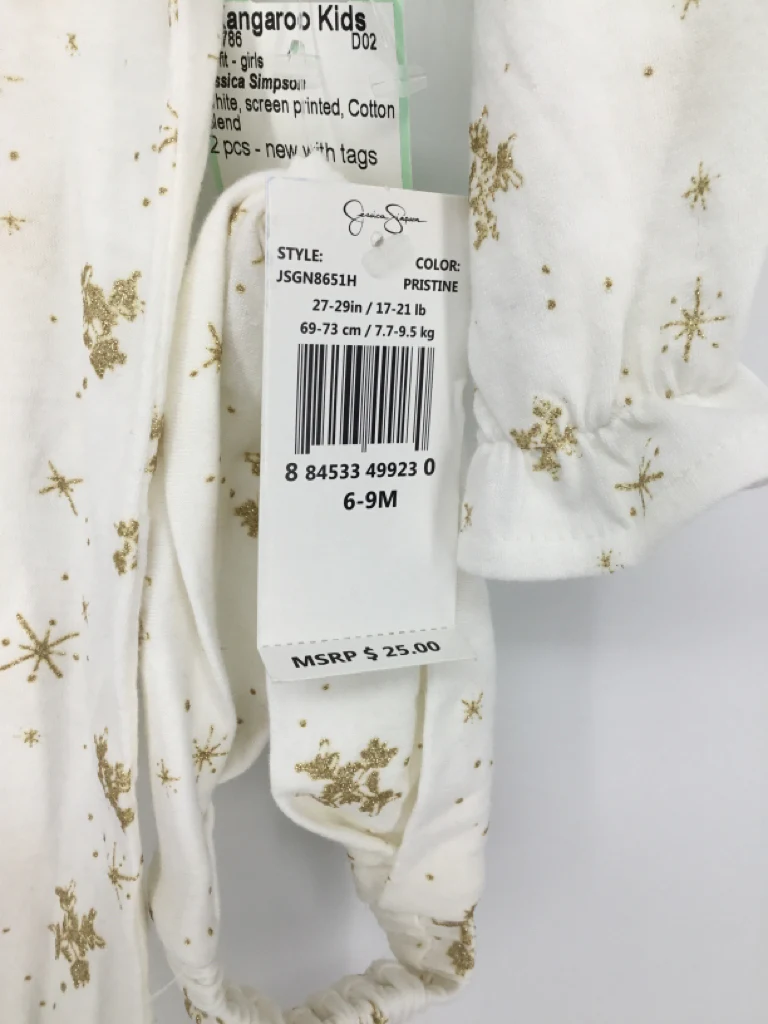 Jessica Simpson Child Size 6 Months White Outfit - girls - Image 2