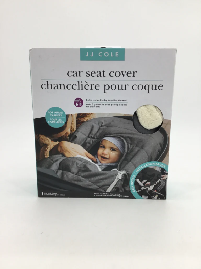 JJ Cole Gray Car Seat Cover