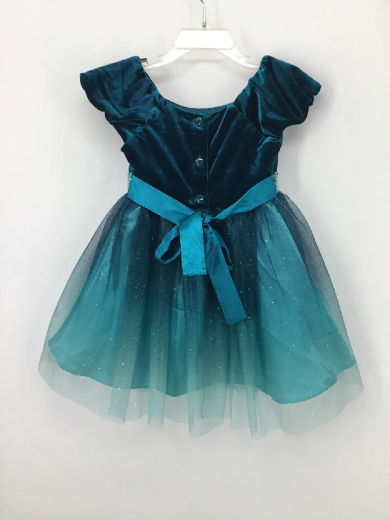 Jona Michelle Child Size 2 Teal Dress - girls - Image 2