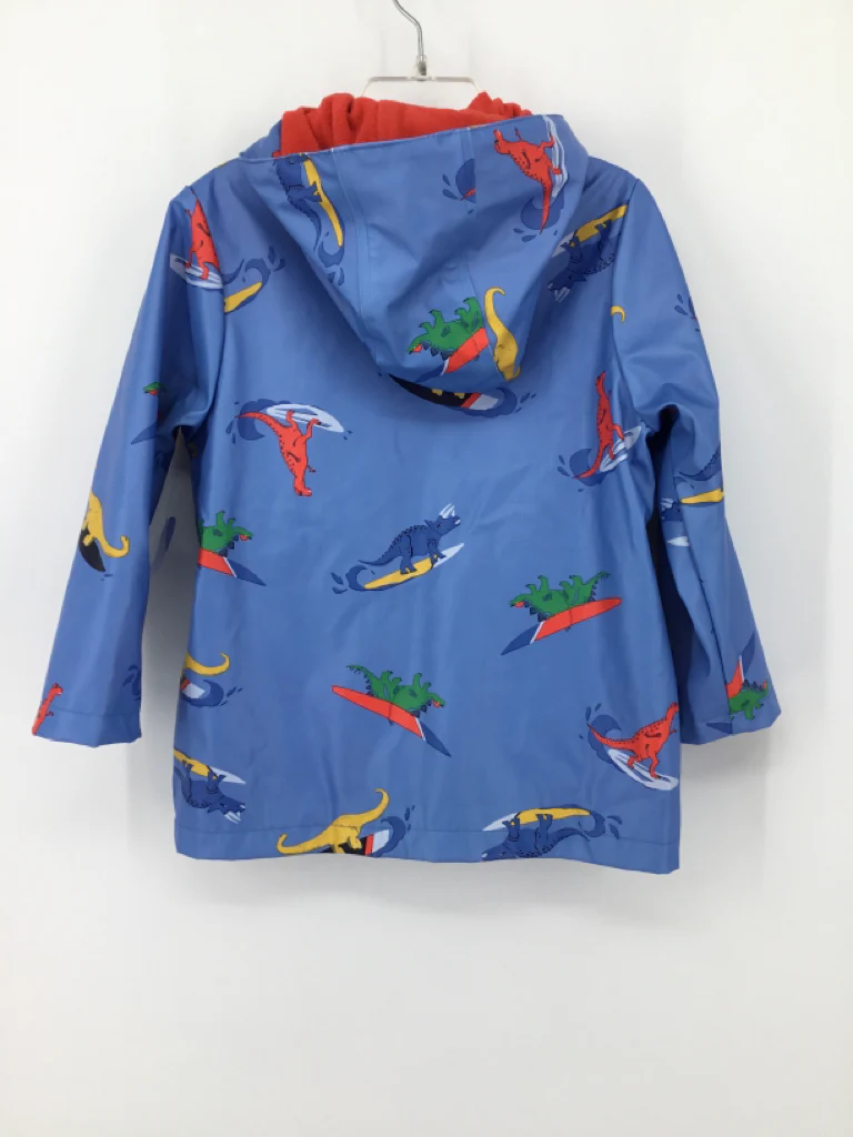 Joules Child Size 4 Blue Dinosaur Raincoat - boys - Image 2