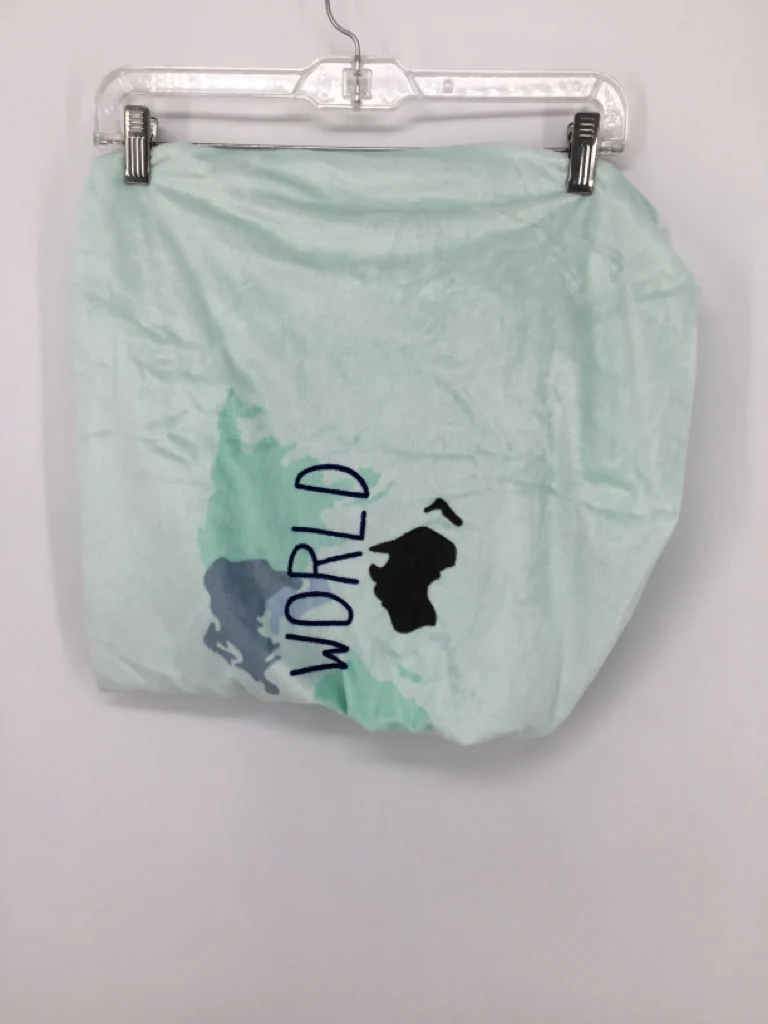 just born Blue Print Changing Pad Cover - Image 2