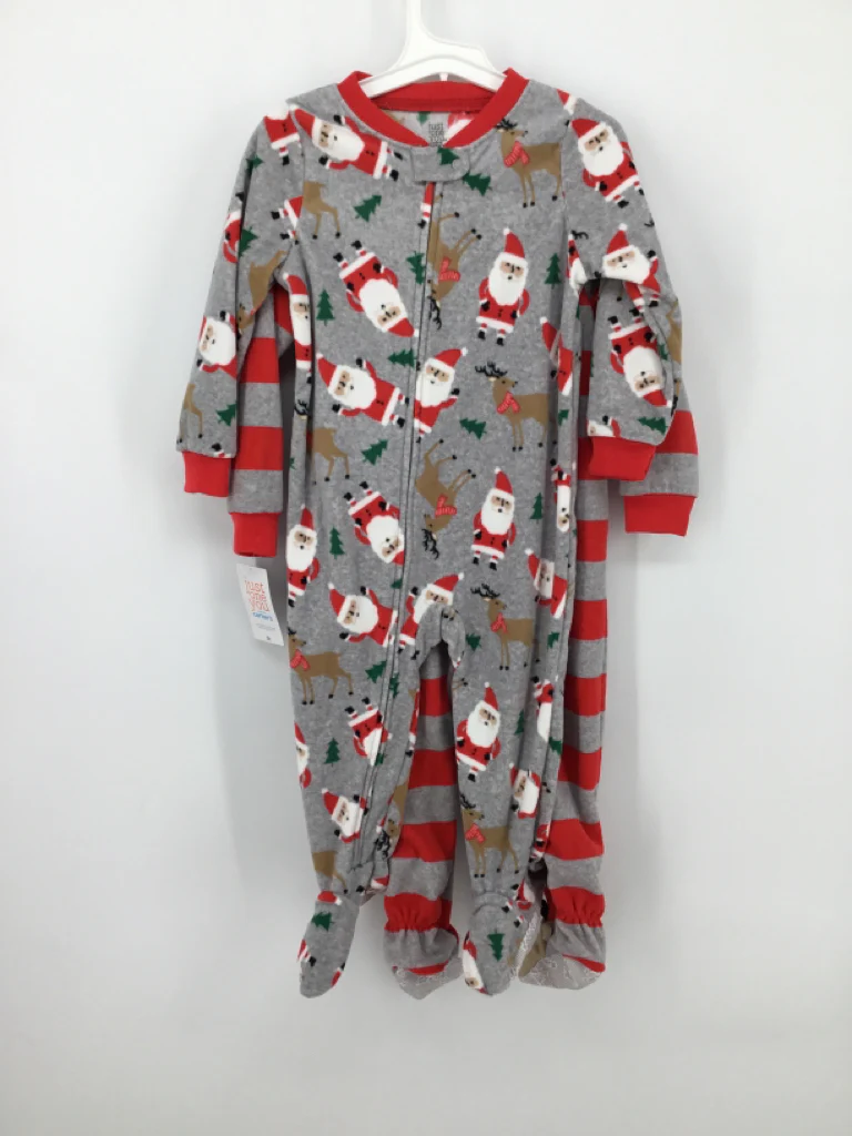 Just One You Made by Carters Child Size 2 Red Christmas Sleeper Set - Image 3