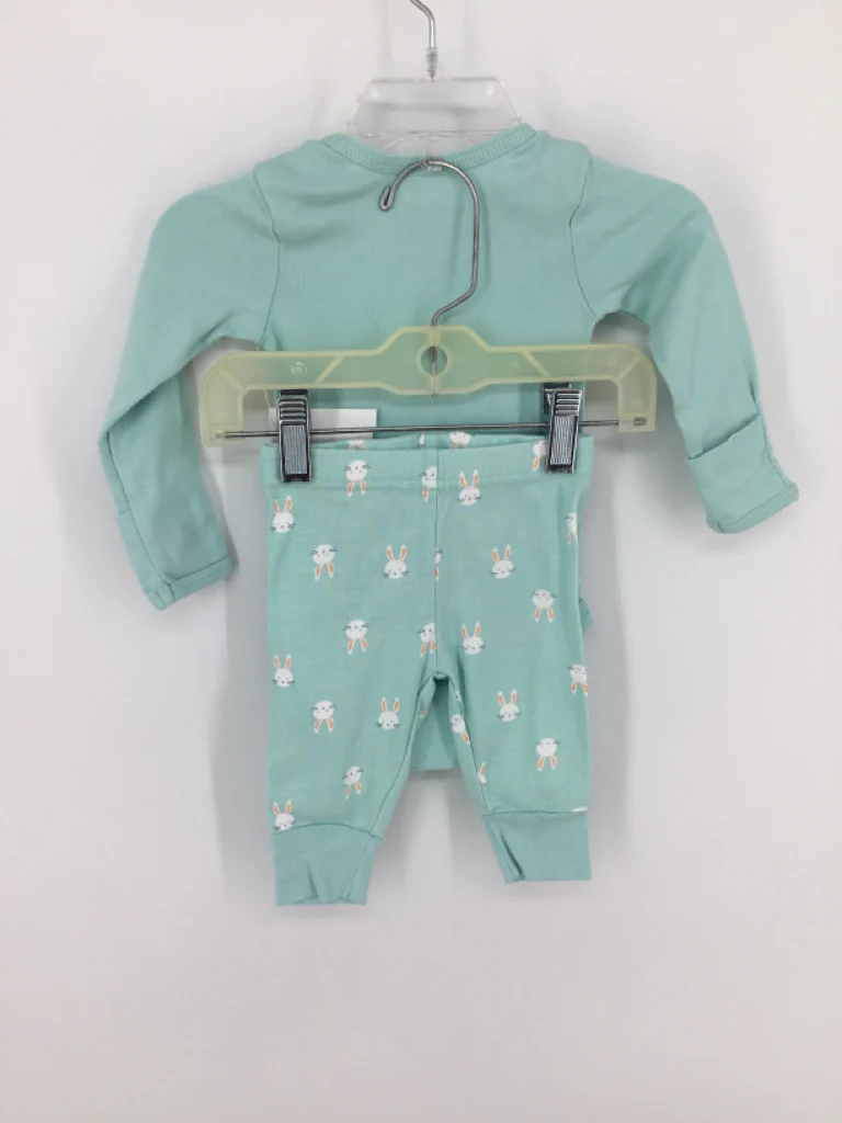 Just One You Made by Carters Child Size 3 Months Blue Easter Outfit - Image 2