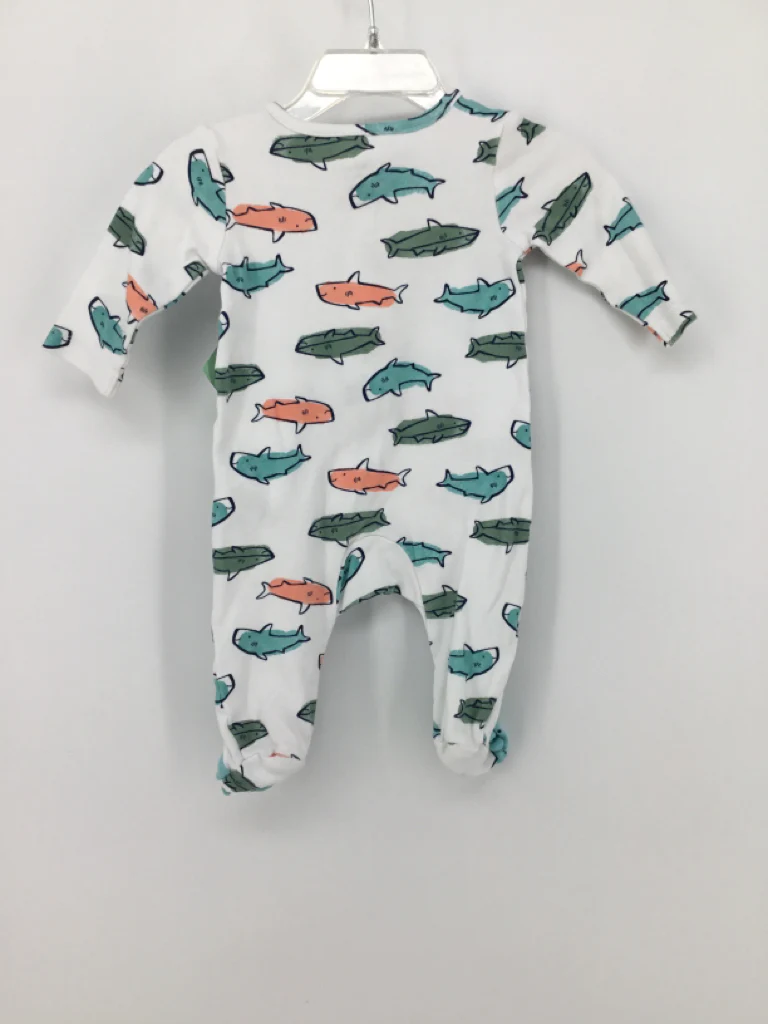 Just One You Made by Carters Child Size 3 Months Blue Sleepers - Image 2