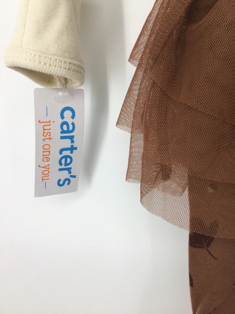 Just One You Made by Carters Child Size 3 Months Brown Thanksgiving Outfit - Image 3