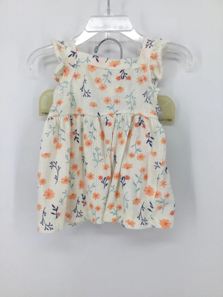 Just One You Made by Carters Child Size 3 Months Cream Dress - girls