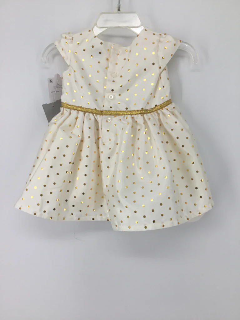 Just One You Made by Carters Child Size 3 Months Cream Dress - girls - Image 3