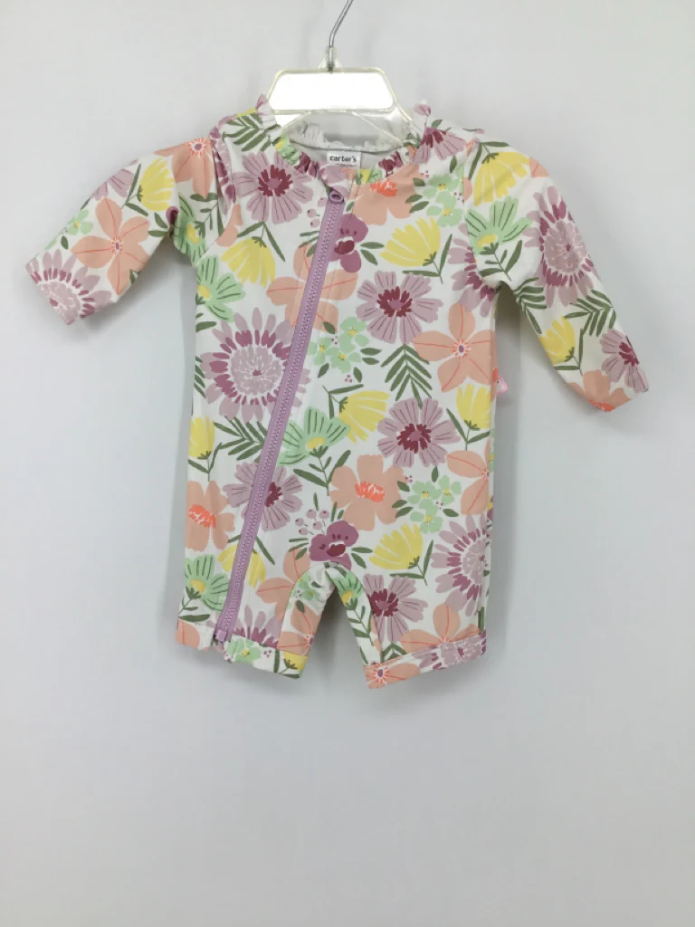Just One You Made by Carters Child Size 3 Months Multi-Color Swimwear - girls