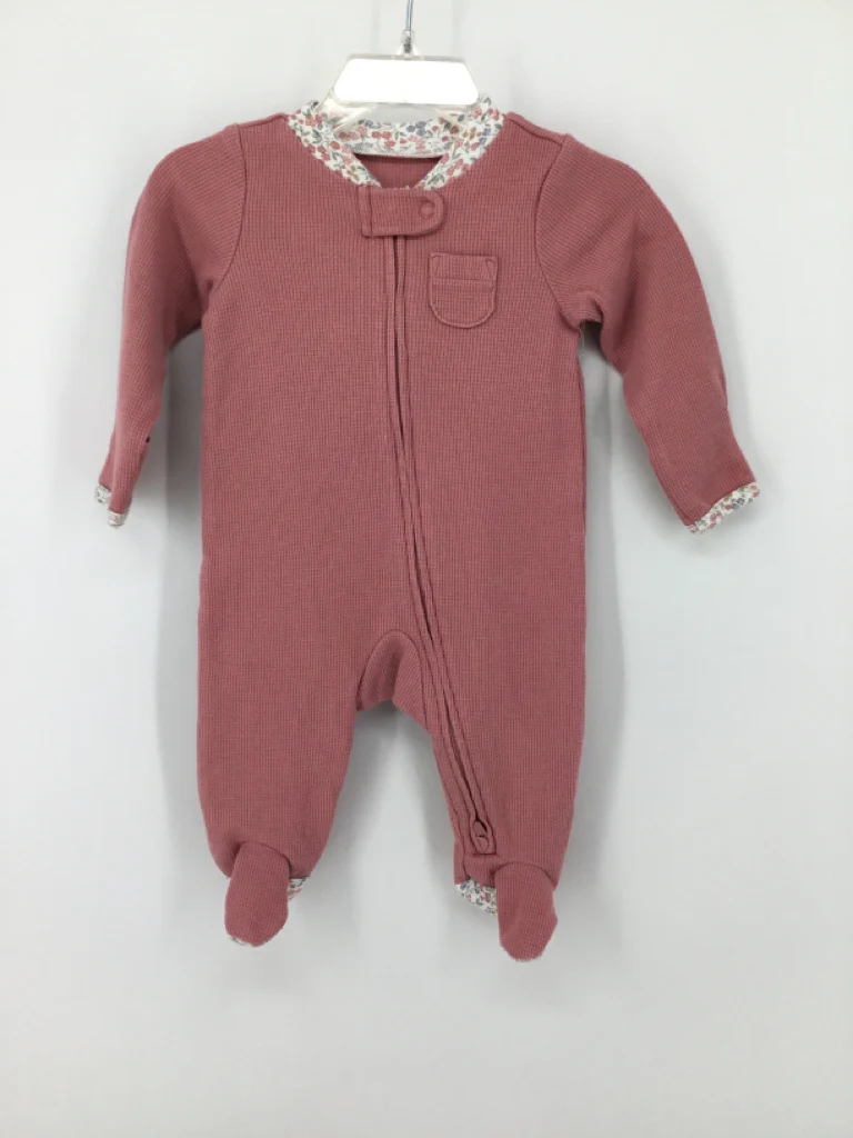 Just One You Made by Carters Child Size 3 Months Pink Sleepers