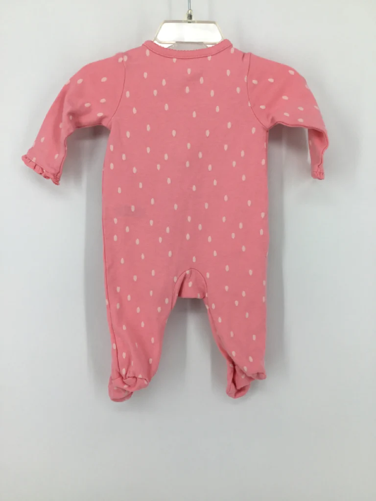 Just One You Made by Carters Child Size 3 Months Pink Sleepers - Image 2