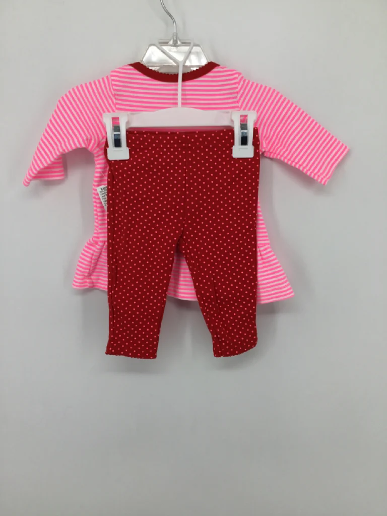 Just One You Made by Carters Child Size 3 Months Pink Valentine's Day Outfit - Image 2