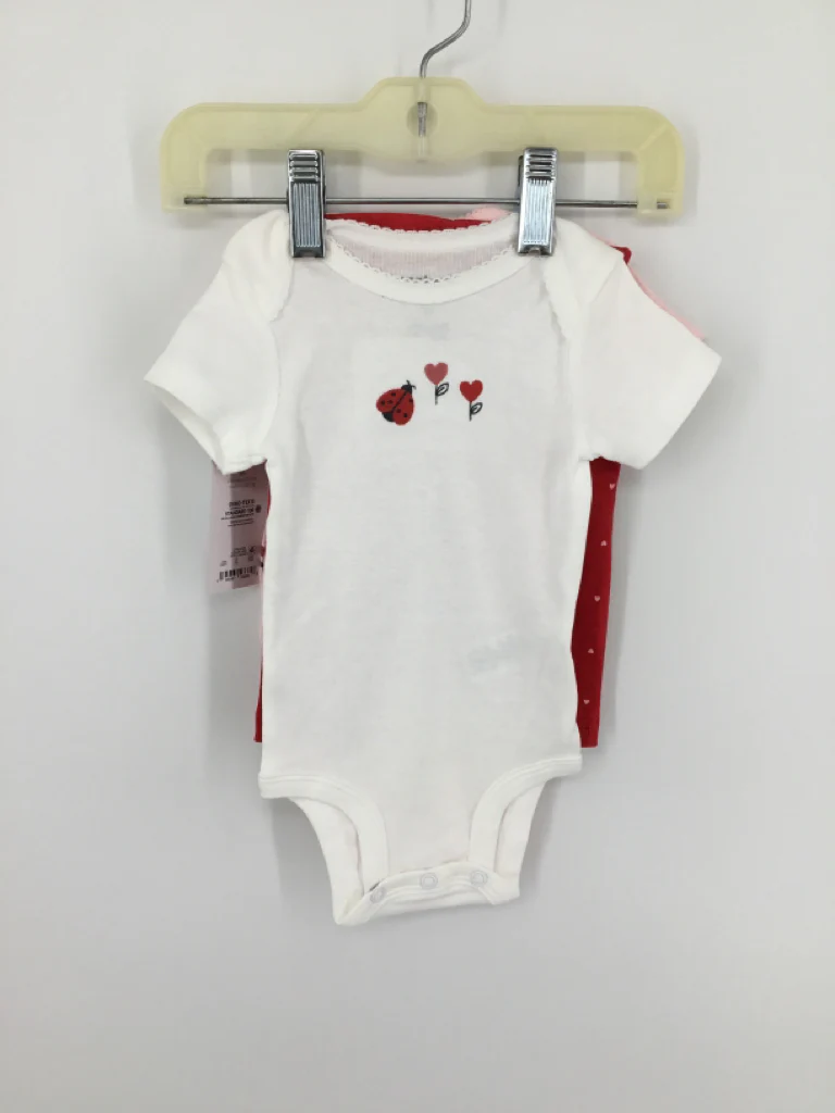 Just One You Made by Carters Child Size 3 Months Pink Valentine's Day Outfit - Image 3