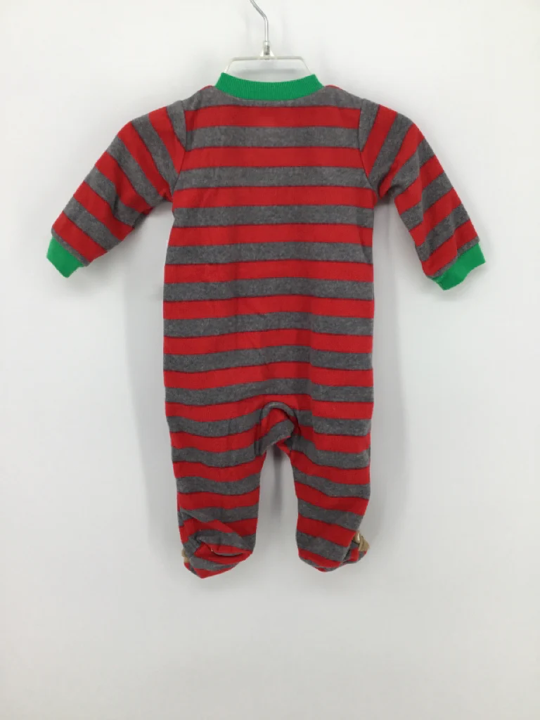 Just One You Made by Carters Child Size 3 Months Red Christmas Sleeper - Image 2