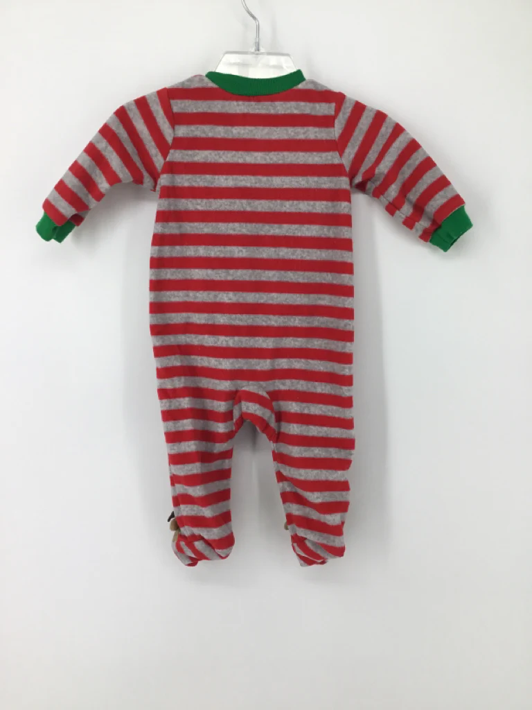 Just One You Made by Carters Child Size 3 Months Red Christmas Sleeper - Image 2