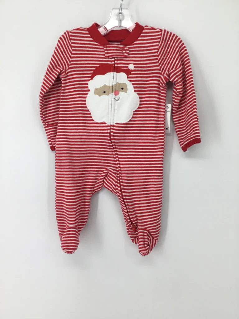 Just One You Made by Carters Child Size 3 Months Red Christmas Sleeper