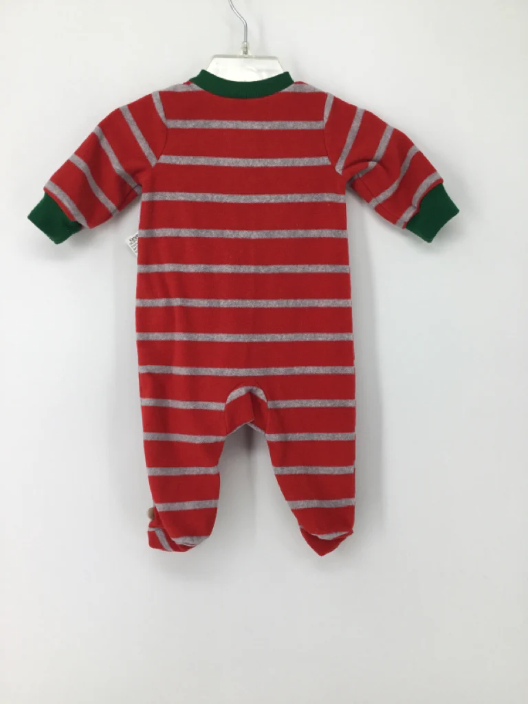 Just One You Made by Carters Child Size 3 Months Red Christmas Sleeper - Image 2