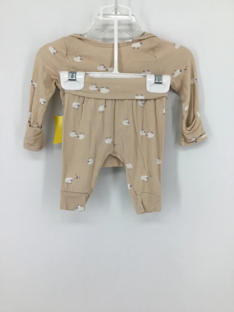 Just One You Made by Carters Child Size 3 Months Tan Print Outfit - boys - Image 2