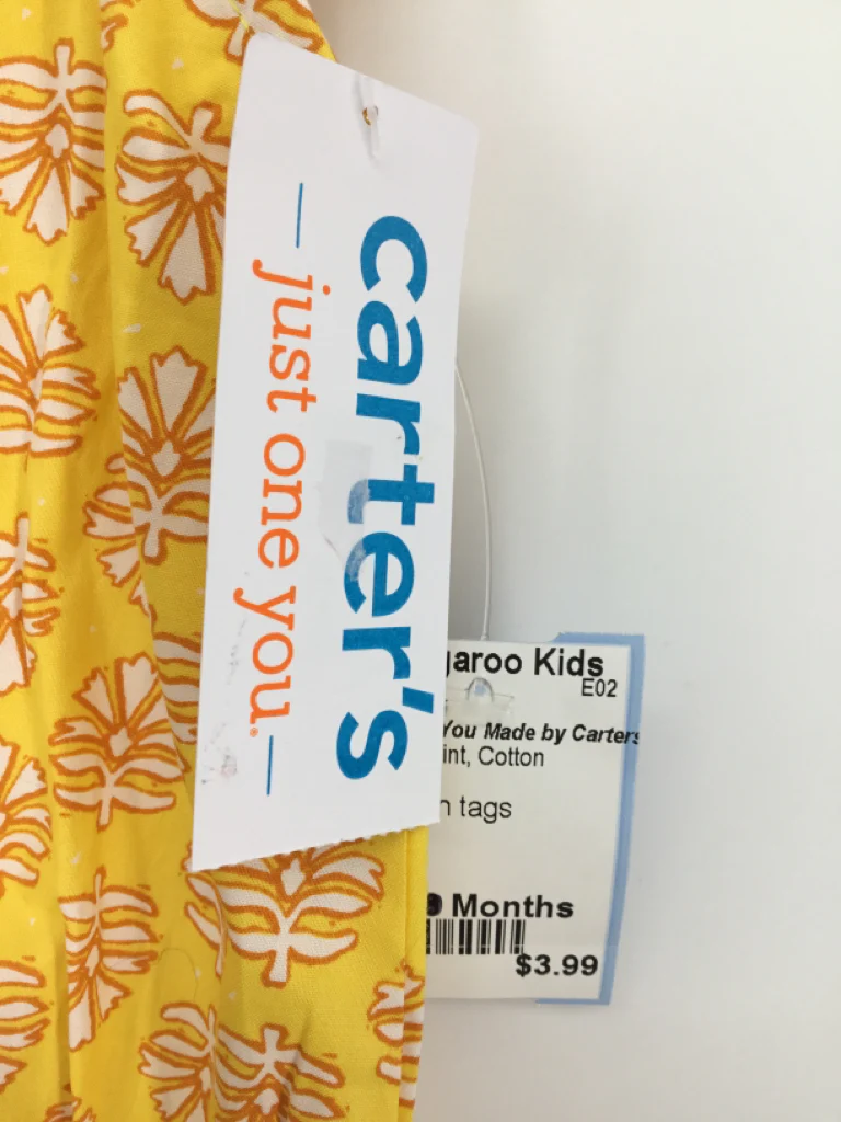 Just One You Made by Carters Child Size 3 Months Yellow Outfit - girls - Image 2