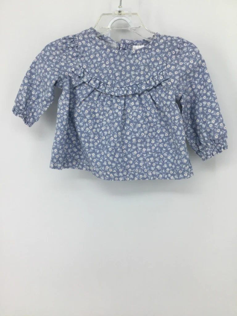 Just One You Made by Carters Child Size 6 Months Blue Dress - girls