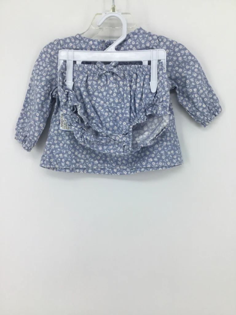 Just One You Made by Carters Child Size 6 Months Blue Dress - girls - Image 2