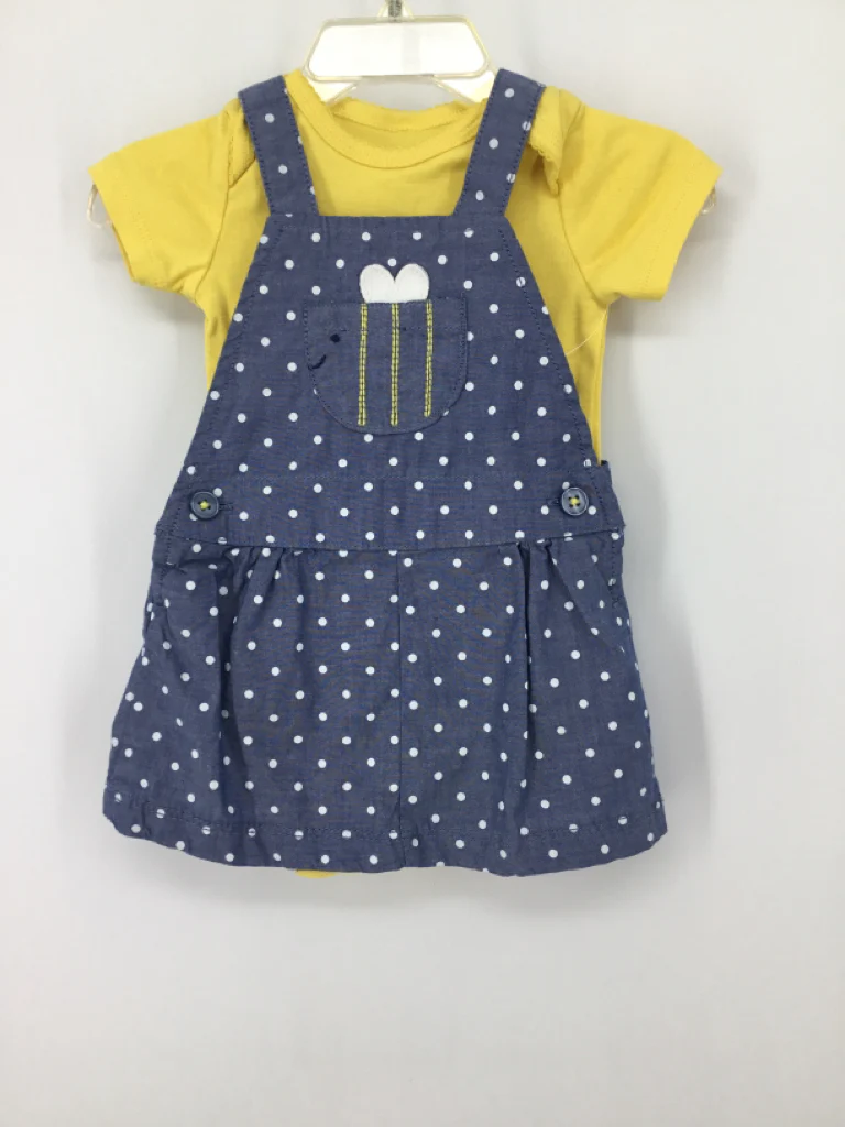Just One You Made by Carters Child Size 6 Months Blue Outfit - girls