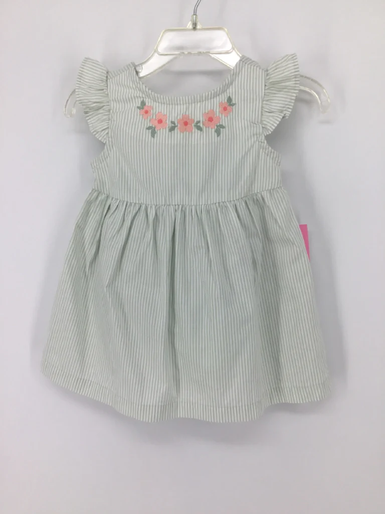 Just One You Made by Carters Child Size 6 Months Green Dress - girls