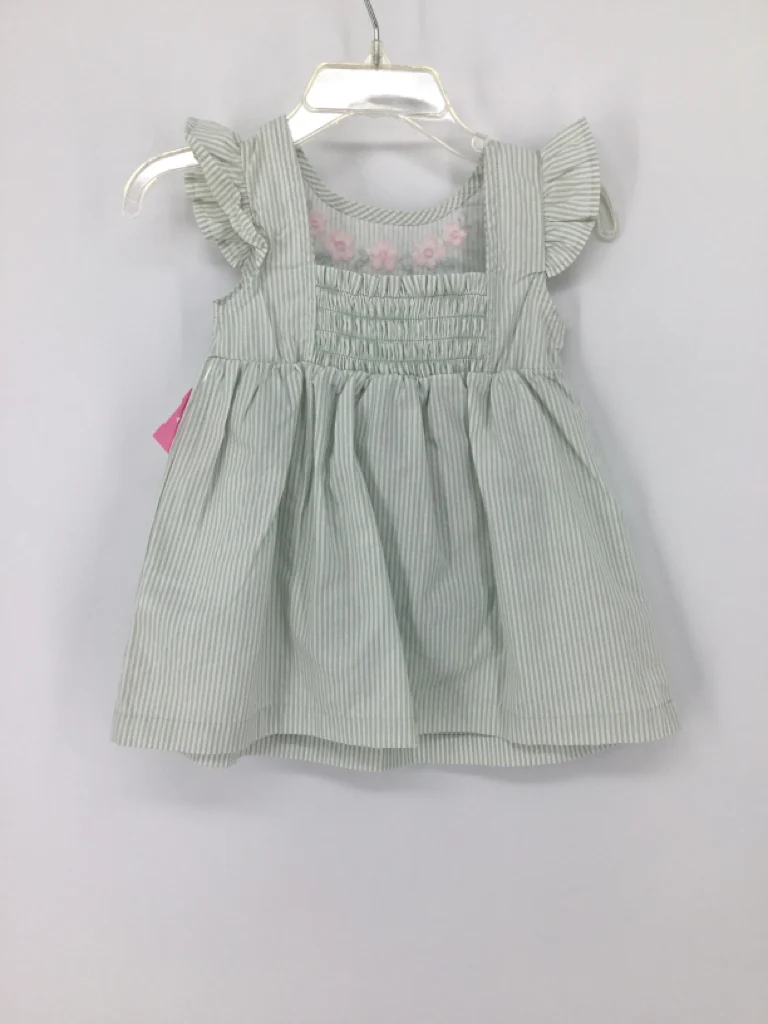 Just One You Made by Carters Child Size 6 Months Green Dress - girls - Image 2