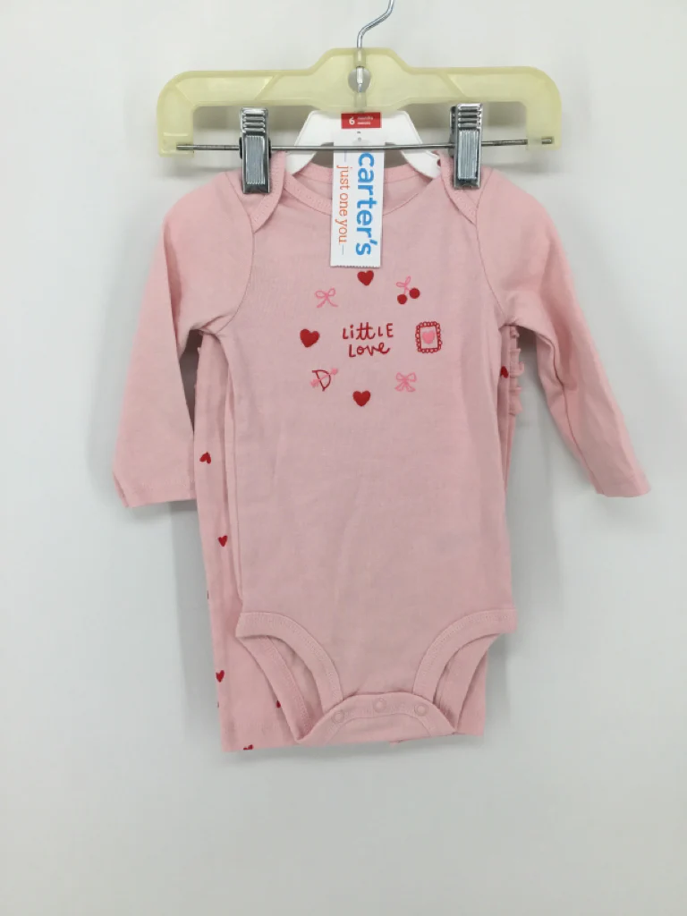 Just One You Made by Carters Child Size 6 Months Pink Valentine's Day Outfit