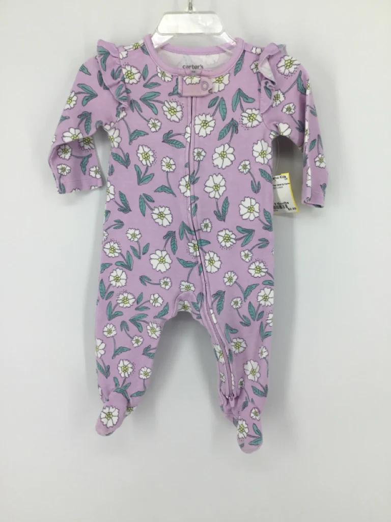 Just One You Made by Carters Child Size 6 Months Purple Sleepers