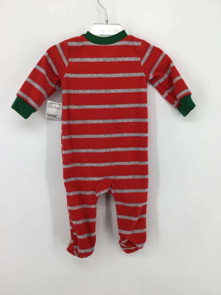 Just One You Made by Carters Child Size 6 Months Red Christmas Sleeper - Image 2