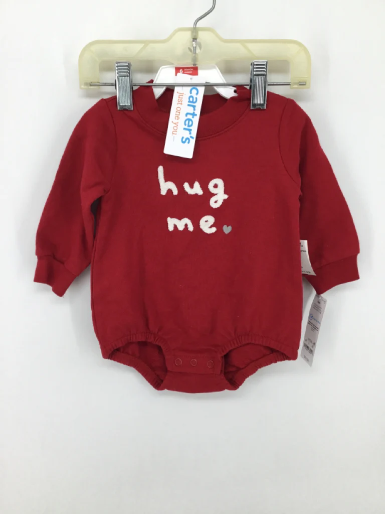 Just One You Made by Carters Child Size 6 Months Red Valentine's Day Outfit