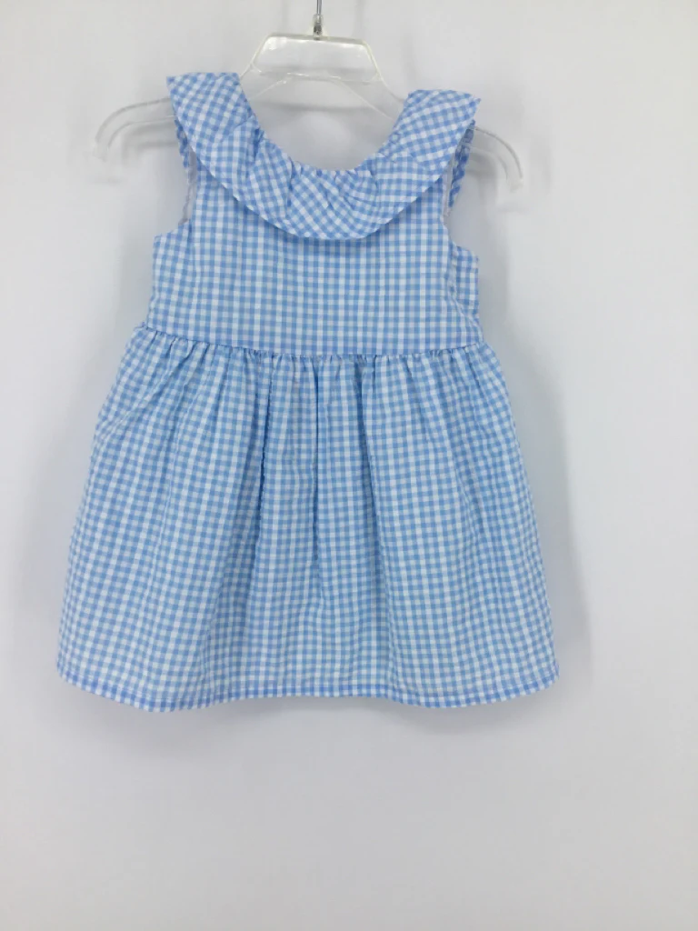 Just One You Made by Carters Child Size 9 Months Blue Dress - girls