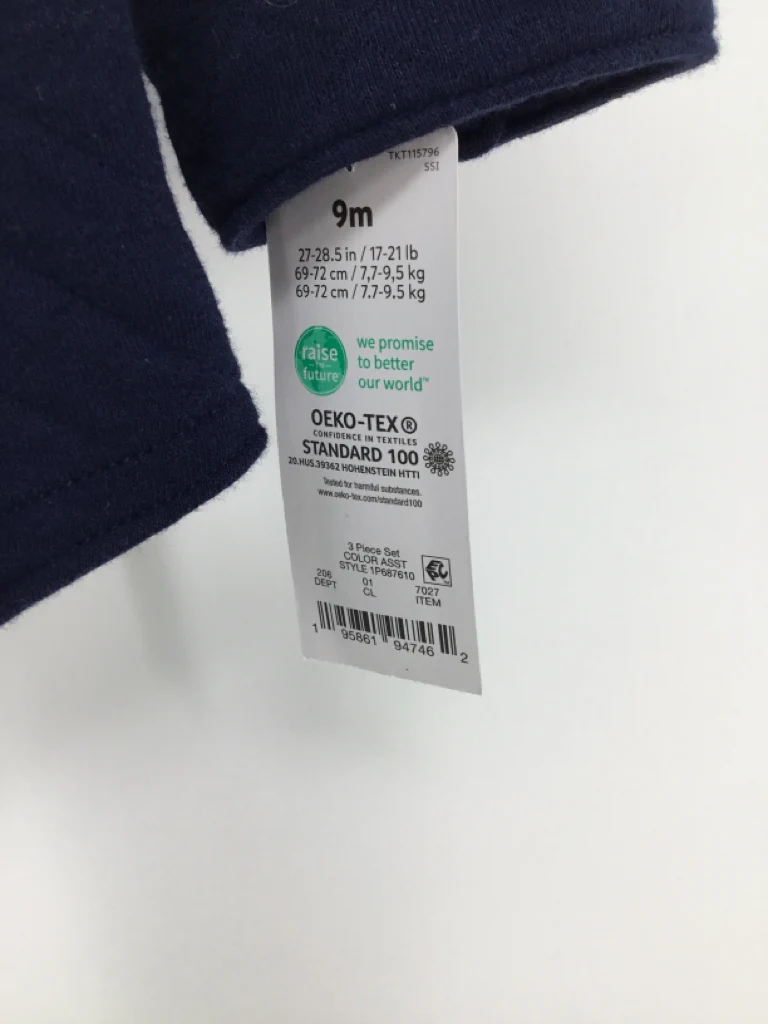 Just One You Made by Carters Child Size 9 Months Navy Solid Shirt - boys - Image 2