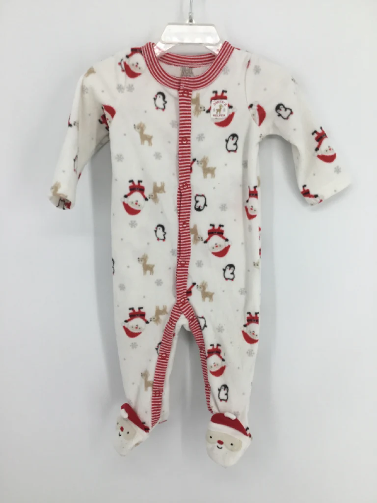 Just One You Made by Carters Child Size 9 Months Red Christmas Sleeper