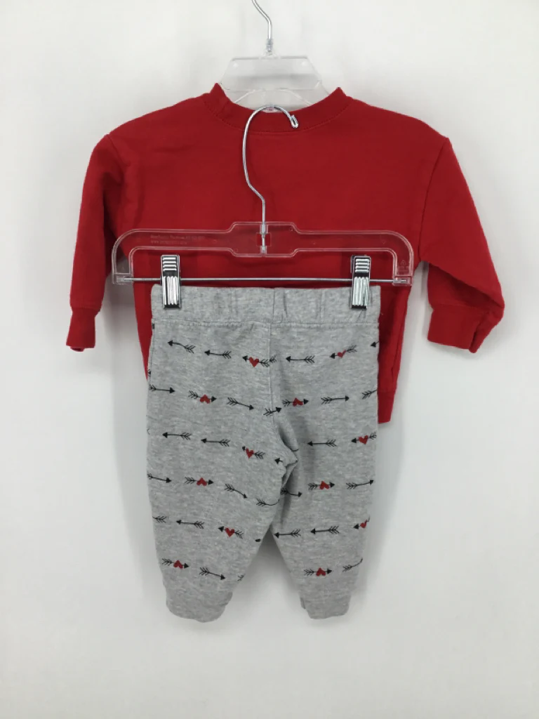 Just One You Made by Carters Child Size 9 Months Red Valentine's Day Outfit - Image 2