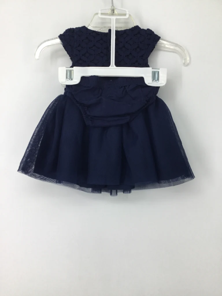 Just One You Made by Carters Child Size Newborn Navy Dress - girls - Image 2