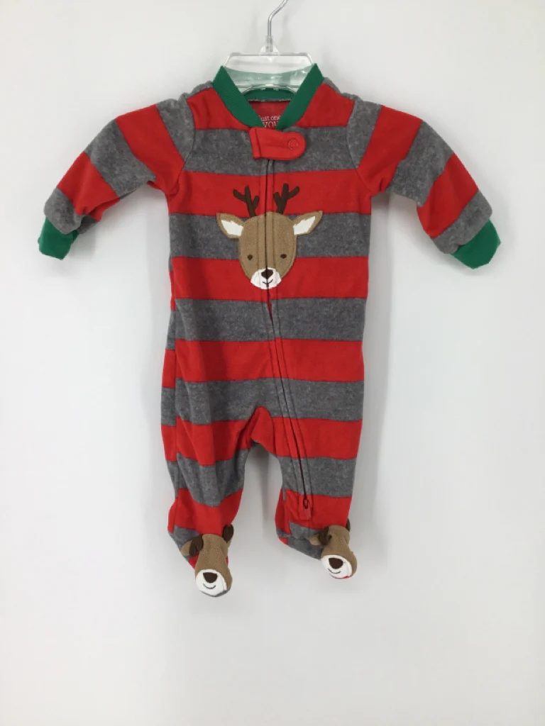 Just One You Made by Carters Child Size Newborn Red Christmas Sleeper
