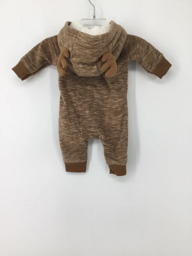 Just One You Made by Carters Child Size Newborn Tan Christmas Outfit - Image 2