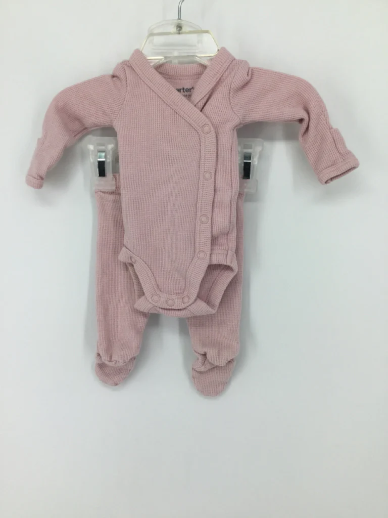 Just One You Made by Carters Child Size Preemie Pink Outfit - girls